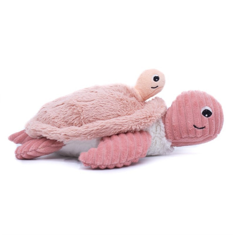 Peluche tortue Sauvenou maman et son bébé rose – Les Ptipotos – vue 3