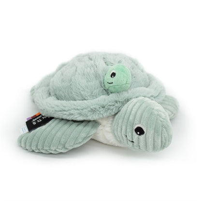 Peluche tortue Sauvenou maman et son bébé menthe – Les Ptipotos – vue 4