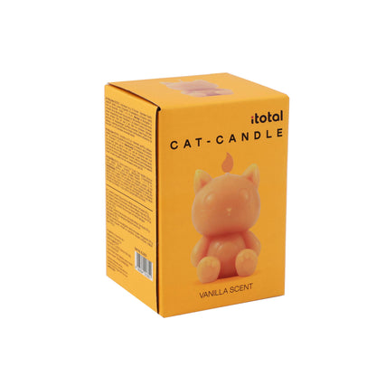 Yellow Cat Candle