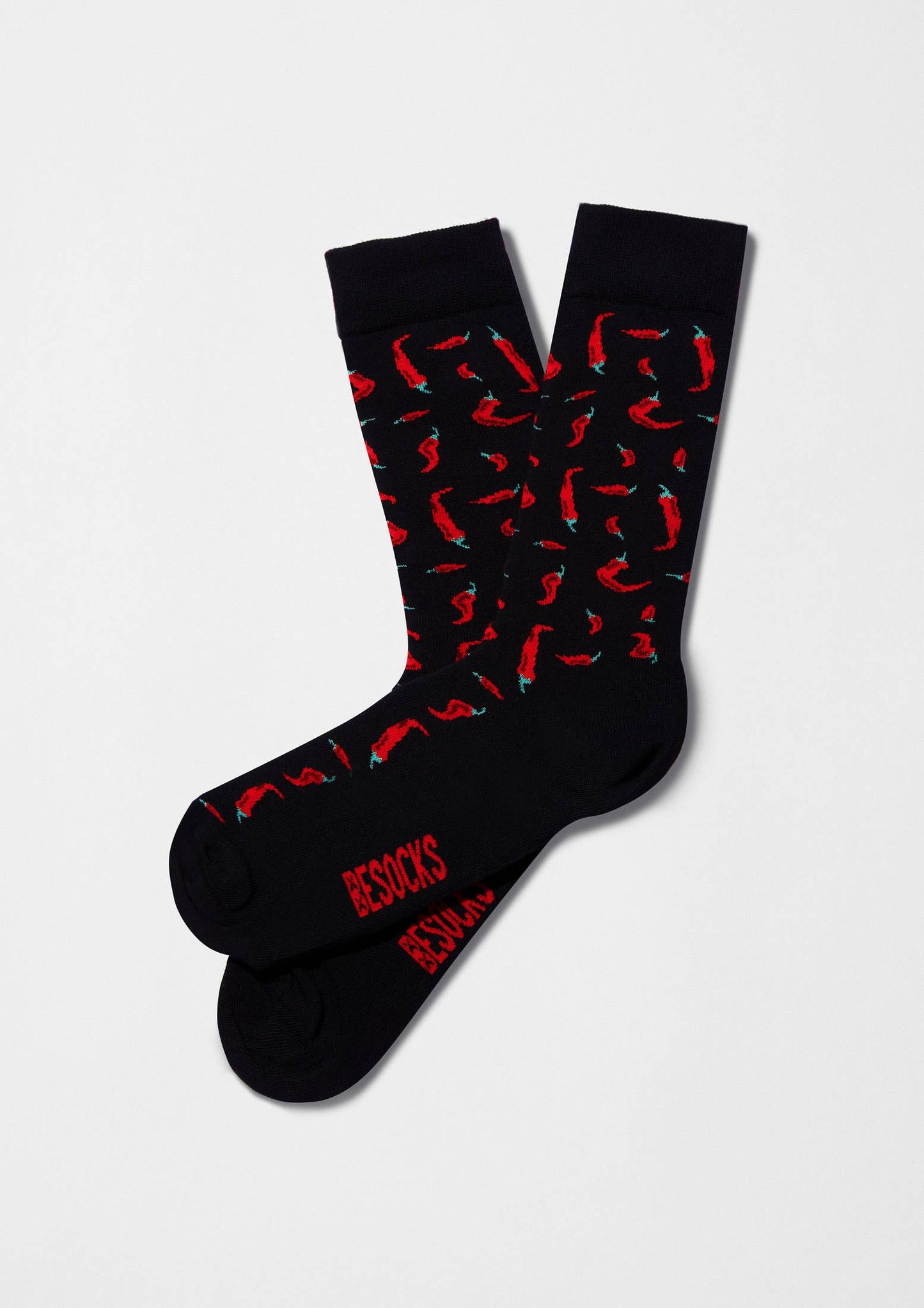 BeChilli Black - 100% Organic Cotton Socks