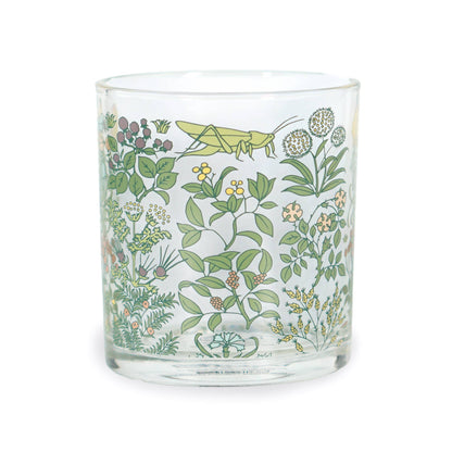 Voysey Drinking Glass, Tumbler, Botanical Garden, Fauna and Flora