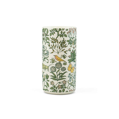 Voysey-Keramikvase, Botanischer Garten, Fauna und Flora