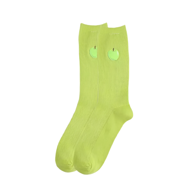 chaussettes pomme verte mrcol