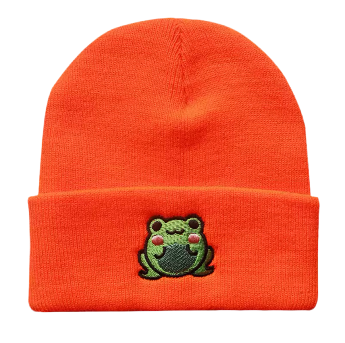 Bonnet Grenouille Kawaii Brodée