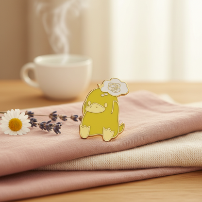 Photo produit - Pin's Canard Jaune Embrouillé