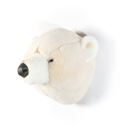 Basil the Polar Bear Plush Wall Decoration