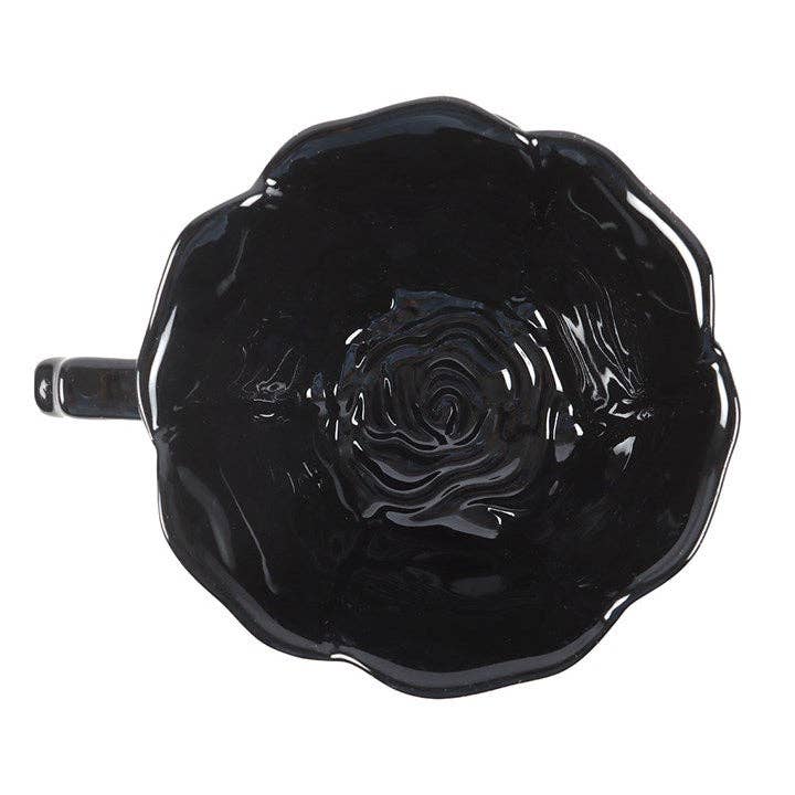Tasse et soucoupe Rose Noire