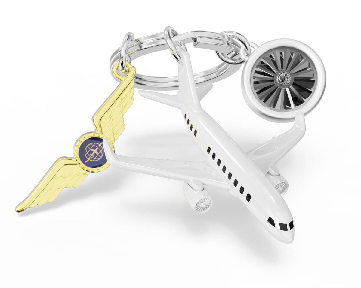Airplane Pilot Keychain