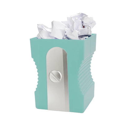 Turquoise Pencil Sharpener with Shavings Collector