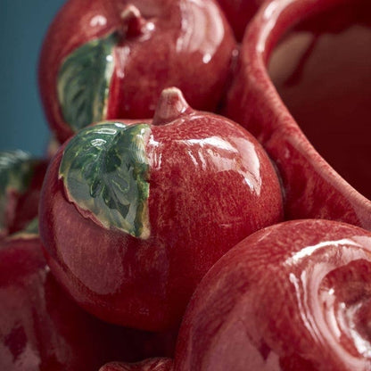 Apple Vase, Red Stoneware, 42 x 42 x 32 cm