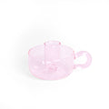 Bougeoir Classique Cristal Rose S2