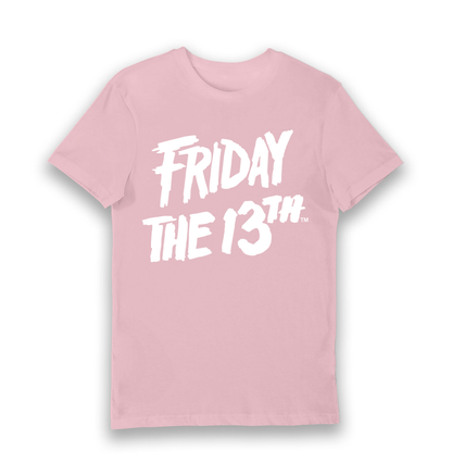 T-shirt adulte Friday the 13th texte géant