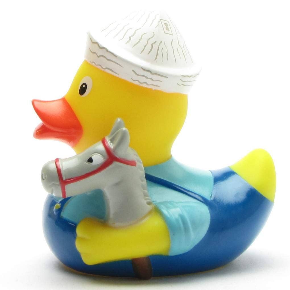 Duck, Child, Horse, Stick