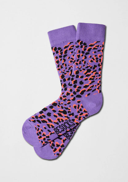 BeCamo Purple - Chaussettes 100 % coton biologique