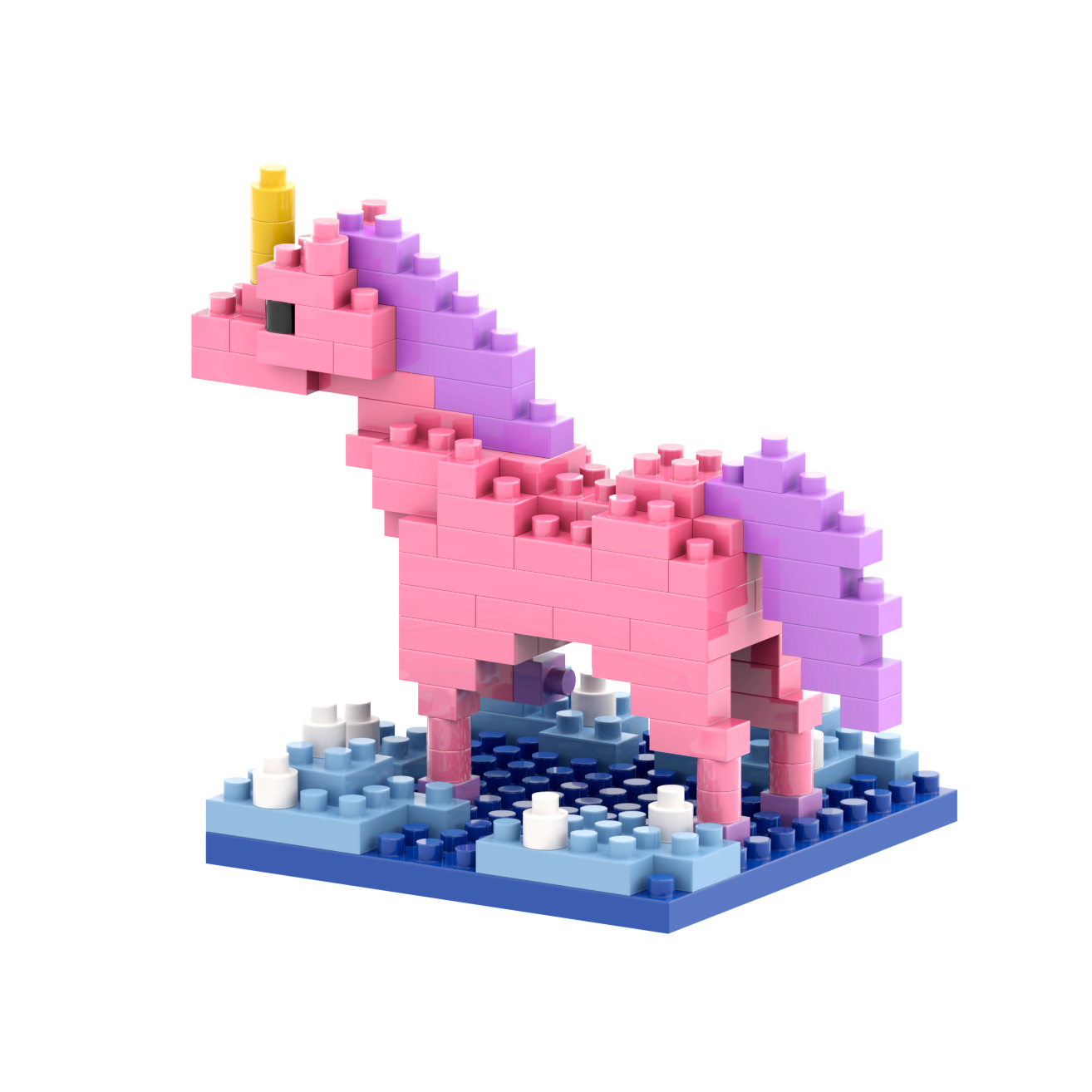 BRIXIES Unicorn postcard