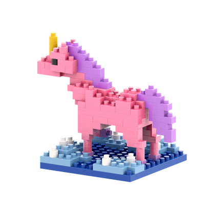 BRIXIES Unicorn postcard