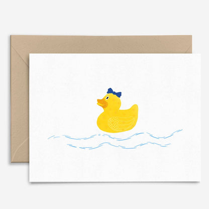 Miss Duck Greeting Card