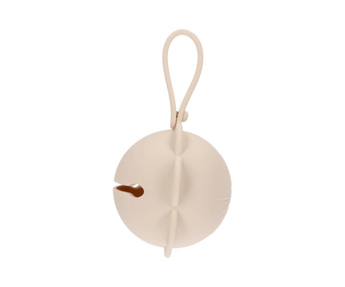Silicone Ivory Flower Pacifier Clip
