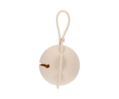 Silicone Ivory Flower Pacifier Clip