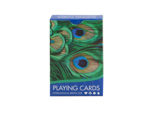 Playing cards, Peacock feathers
