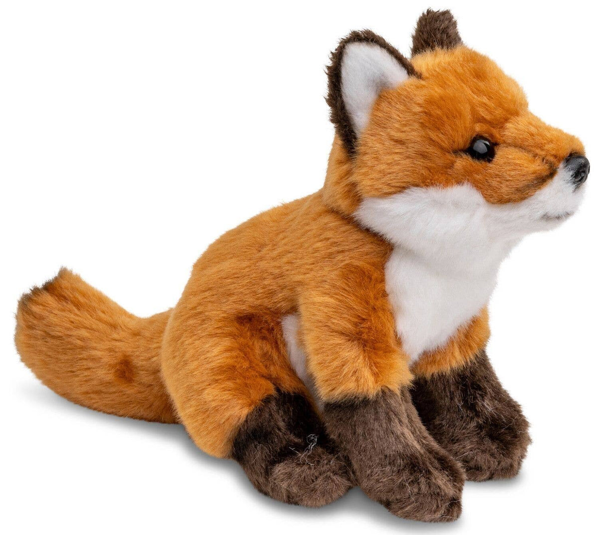 Peluche renard roux assis