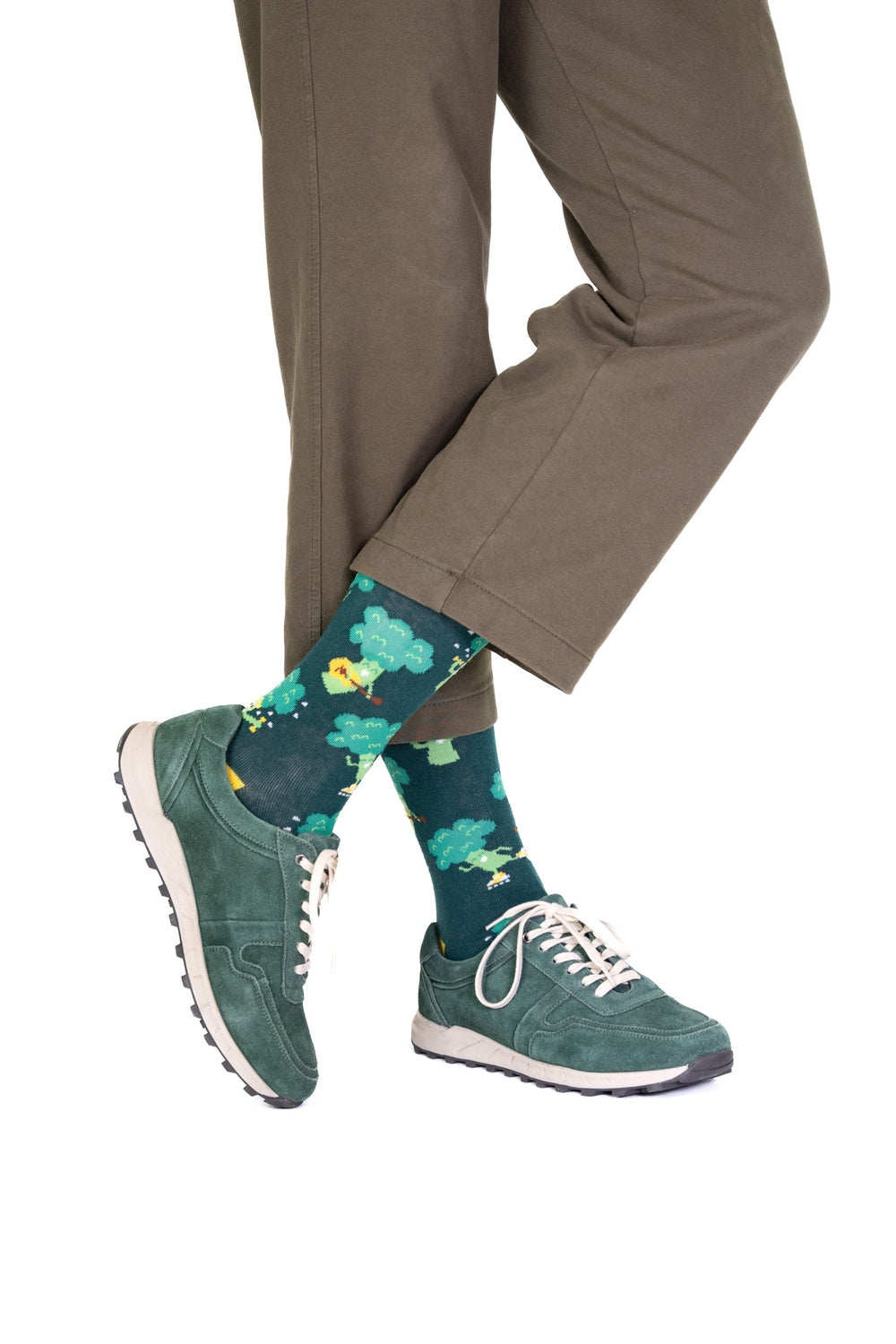 Happy Broccoli Socks