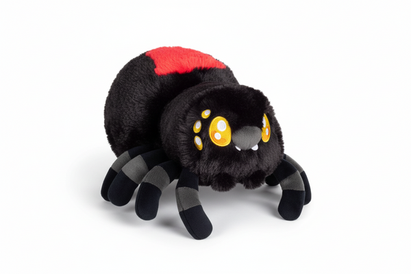 Mini Squishable Black Widow Plush