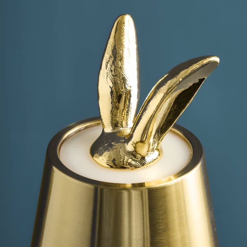 Lampe de Table LED Hiding Rabbit, Or