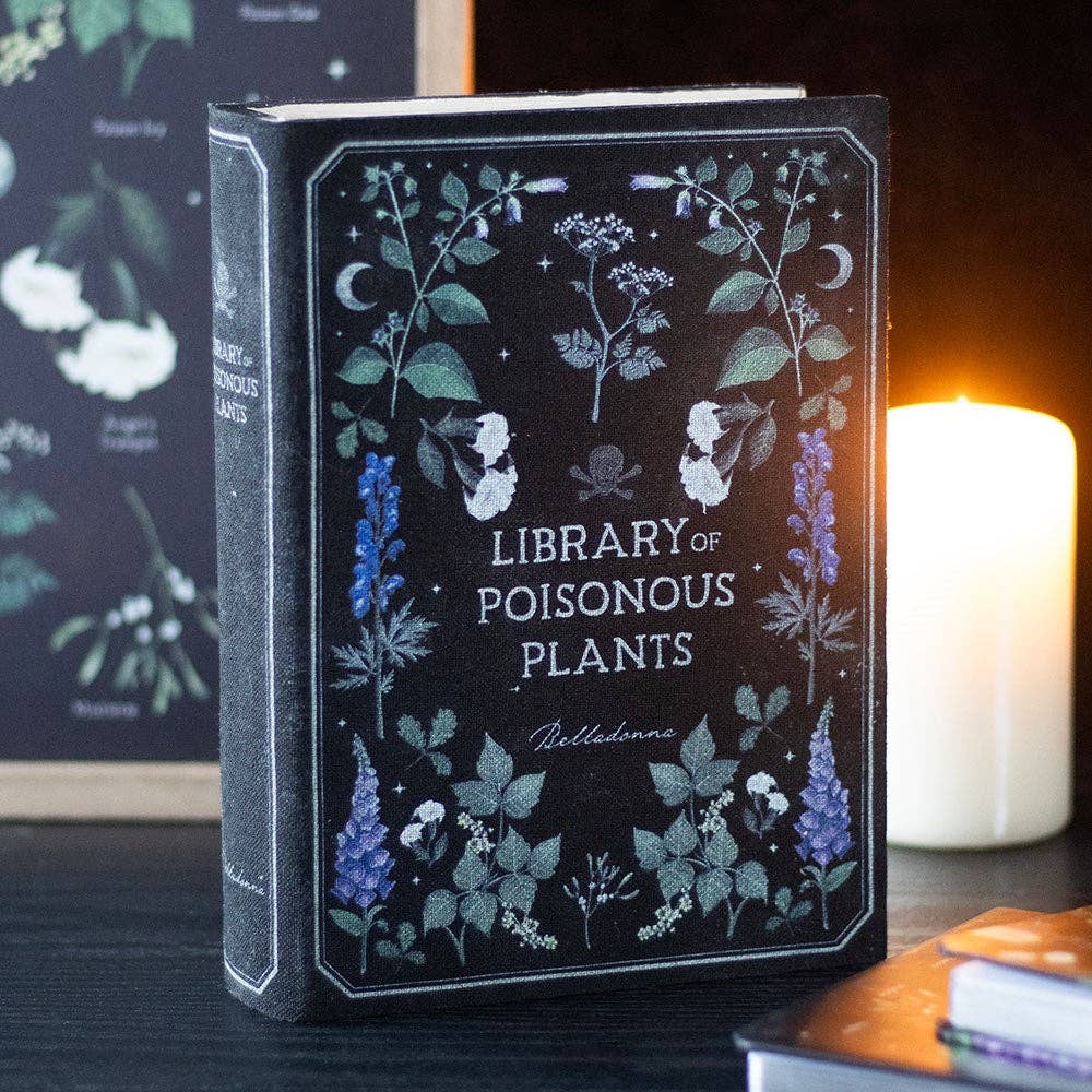 Poisonous Plant Library Gothic Book Storage Box