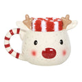 Ensemble tasse et chaussettes de Noël Rudolph Reindeer
