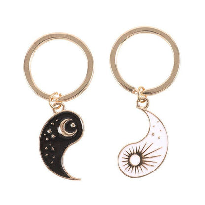 Paire de porte-clés Yin Yang Best Friend