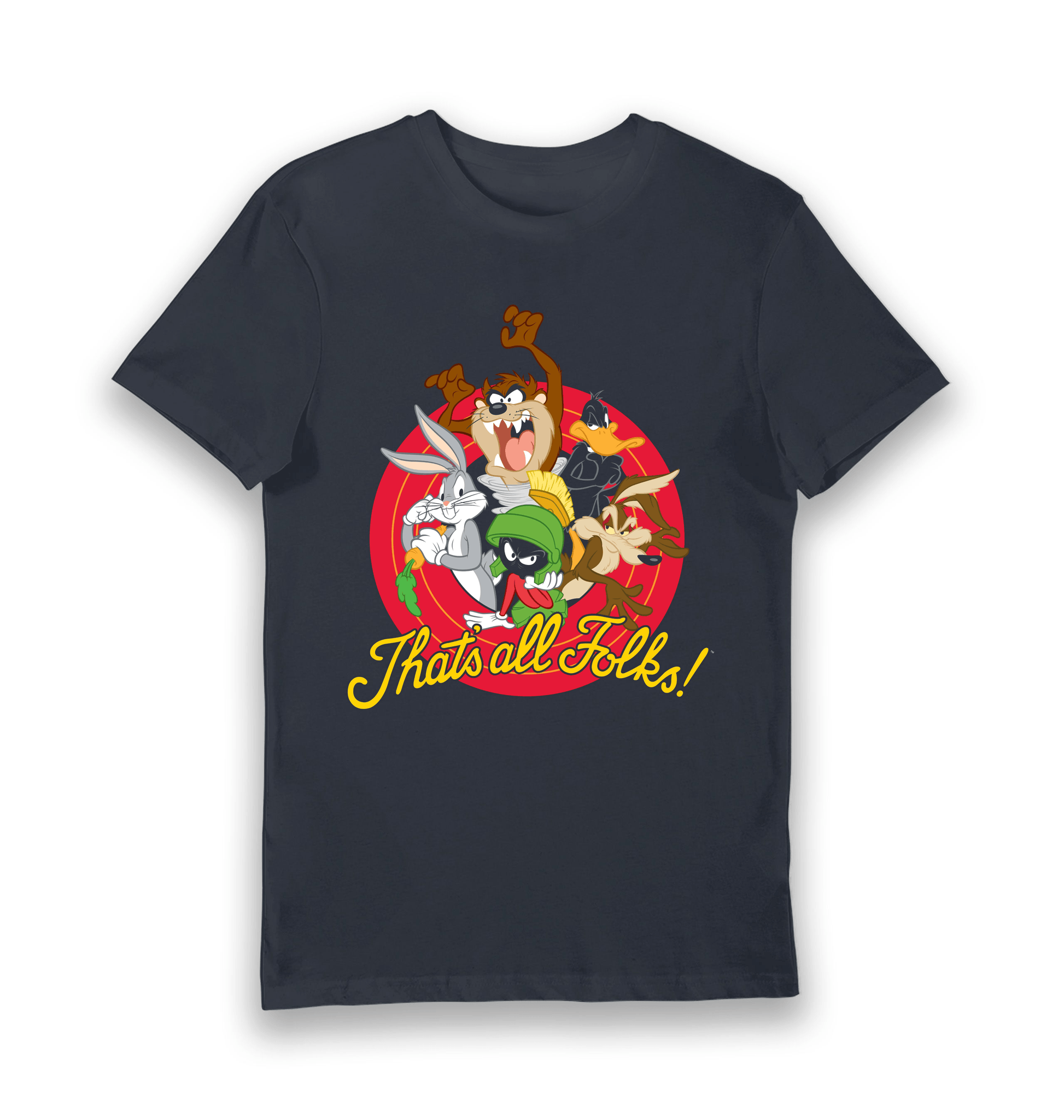 T-shirt adulte Looney Tunes That's All Folks personnages