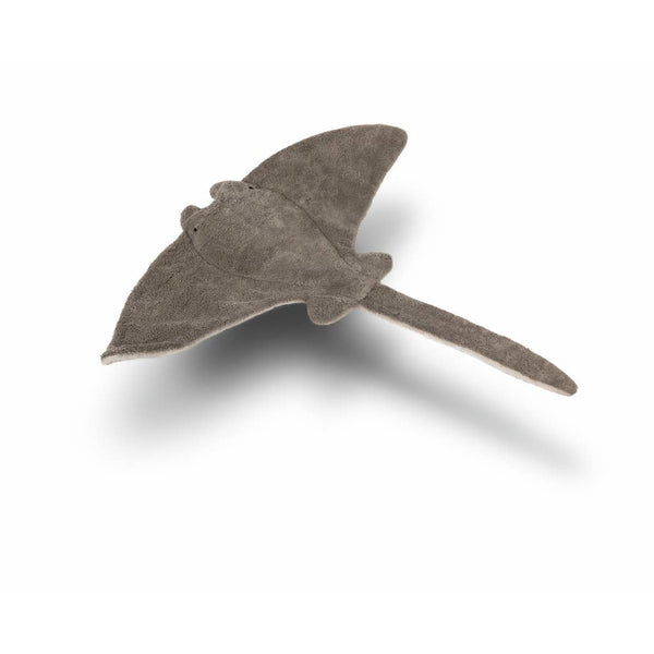 Large manta ray plush toy | Gray