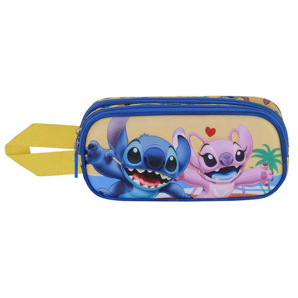 Disney Lilo &amp; Stitch Ocean 3D Double Pencil Case