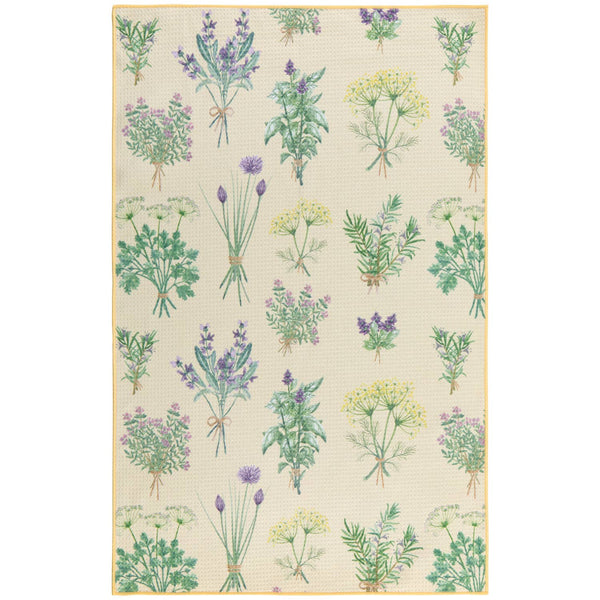 Fresh Herbs recycled microfiber dish towel by Now Designs