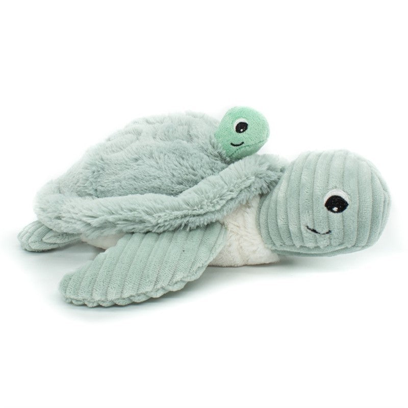 Peluche tortue Sauvenou maman et son bébé menthe – Les Ptipotos