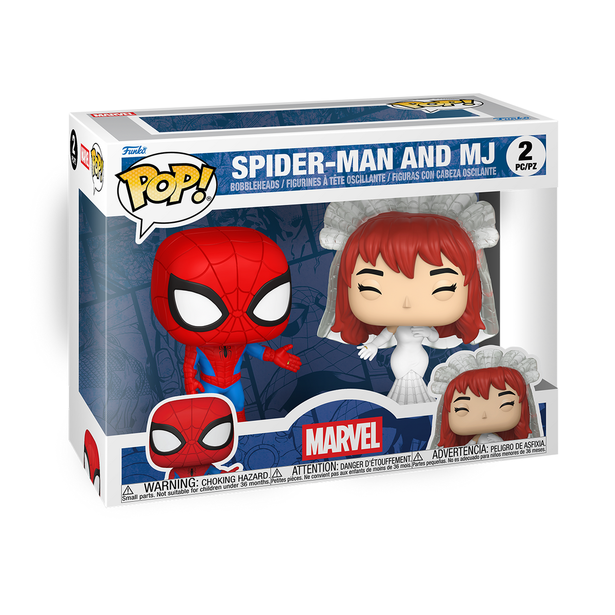 Pop! Spider-Man and MJ 2-Pack