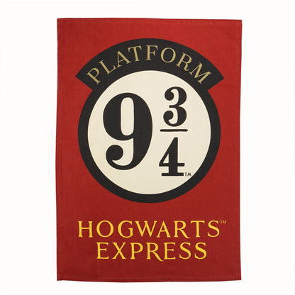 Torchon Harry Potter - en coton recyclé Voie 9¾