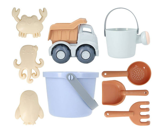 Blue Bucket Beach Toy Set