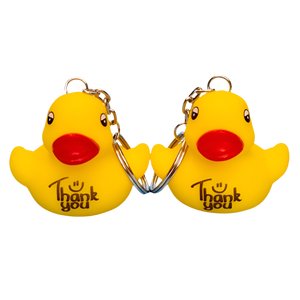 Porte-clés Canard Jaune Thank You