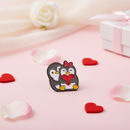 Pin's Pingouins Amoureux