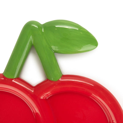 Decorative Tray Red Cherries