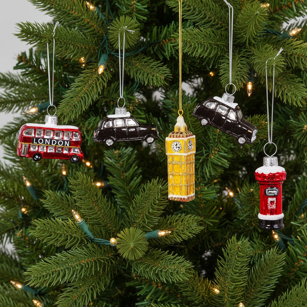 Mini-boules de Noël Londres