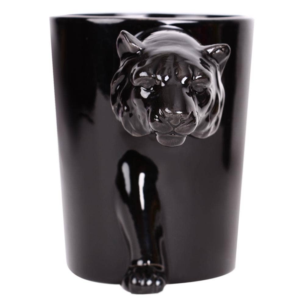 Tazza con testa di tigre
