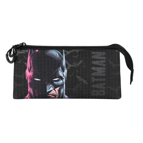 DC Comics Batman Face Triple Pencil Case