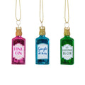Mini Boules de Noël Bouteilles de Gin