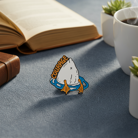 White Duck Pin "Courage"