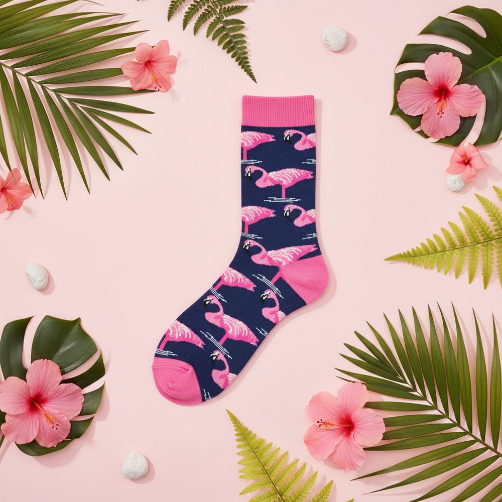 Socken Flamant Rose