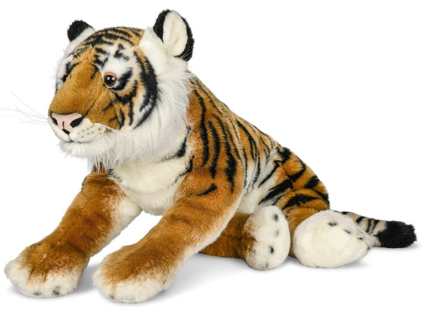 Large Plush Lying Tiger