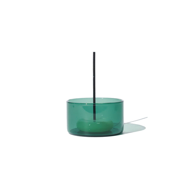 Brûle Parfum en Verre Vert Helio Ferretti Vue 3